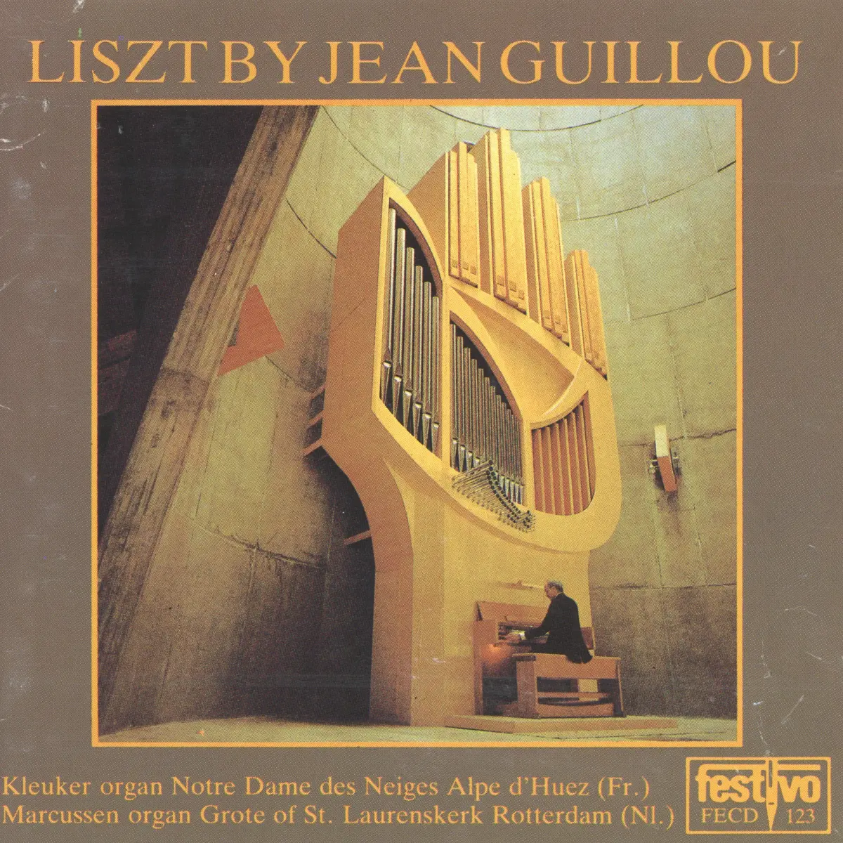 Cover van Liszt by Jean Guillou