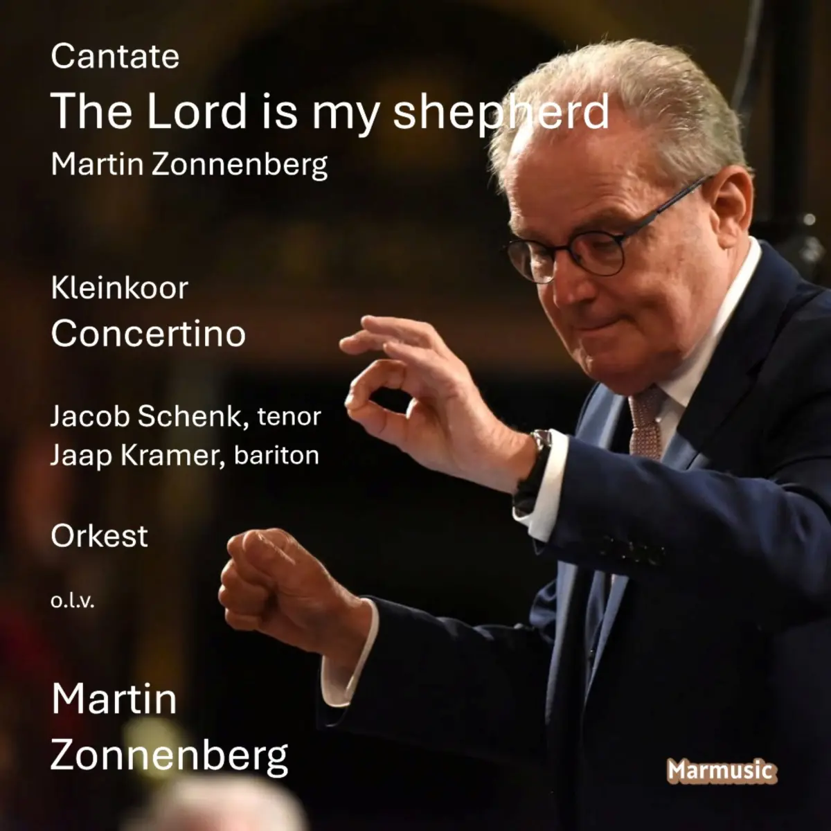 Cover van Cantate THE LORD IS MY SHEPHERD - Martin Zonnenberg - Live