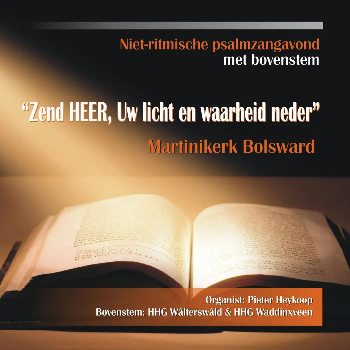 Cover van Zend HEER, Uw licht en waarheid neder - Live