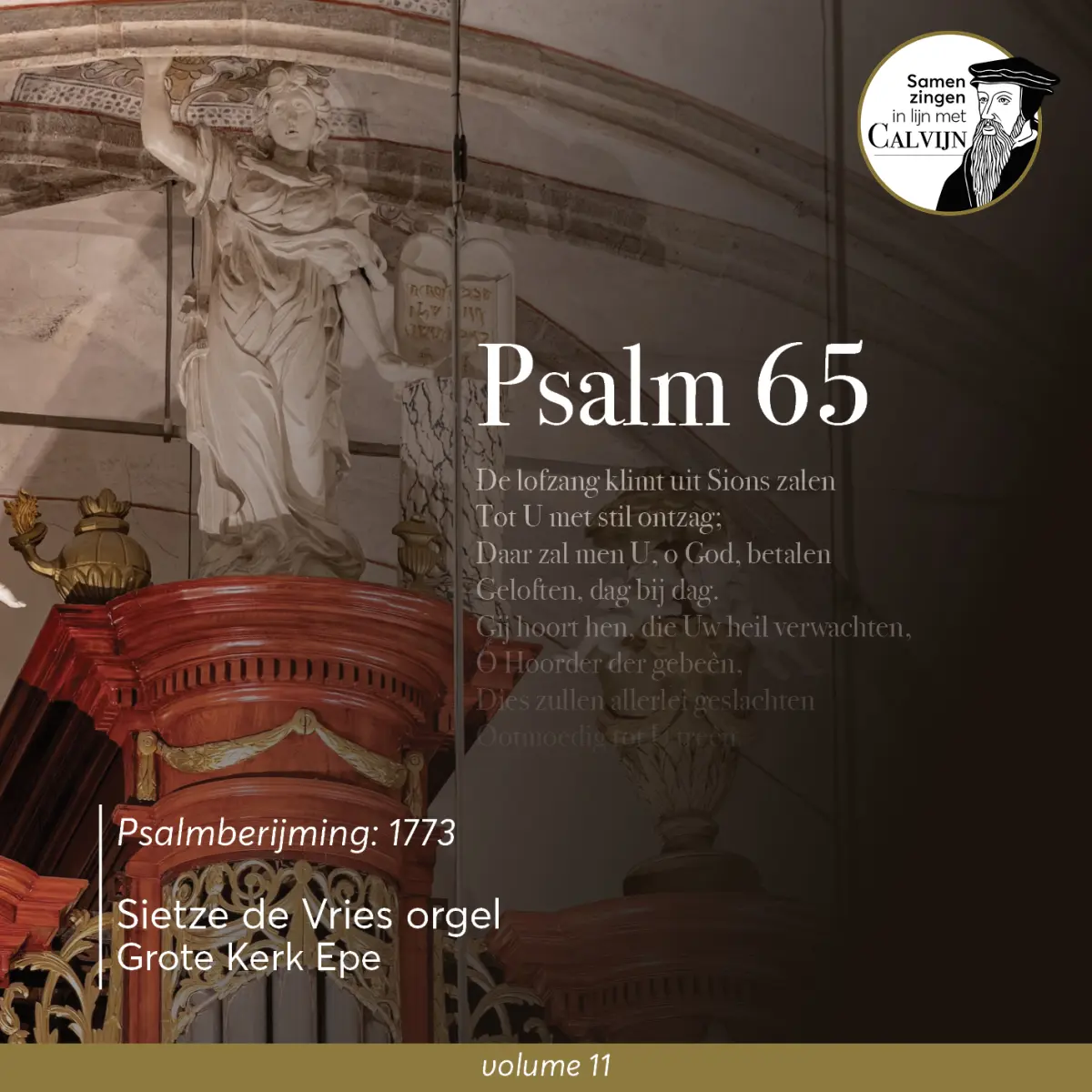 Cover van Psalm 65 - Samen zingen in lijn met Calvijn (volume 11)