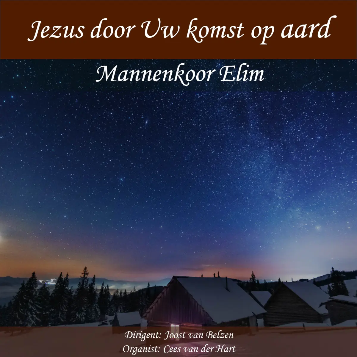 Cover van Jezus door Uw komst op aard - Single
