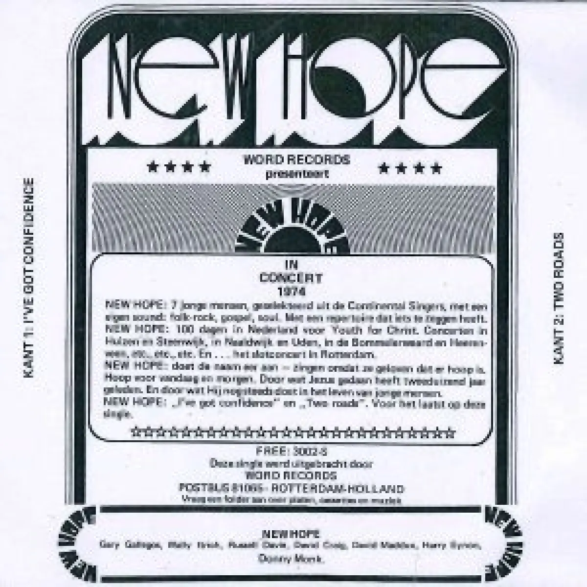 Cover van Two roads - Single