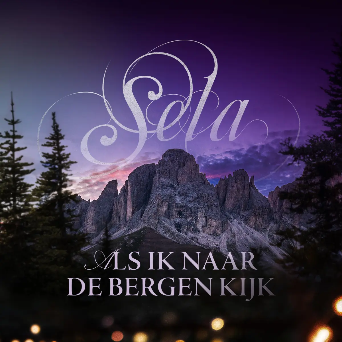 Cover van Als ik naar de bergen kijk - Single
