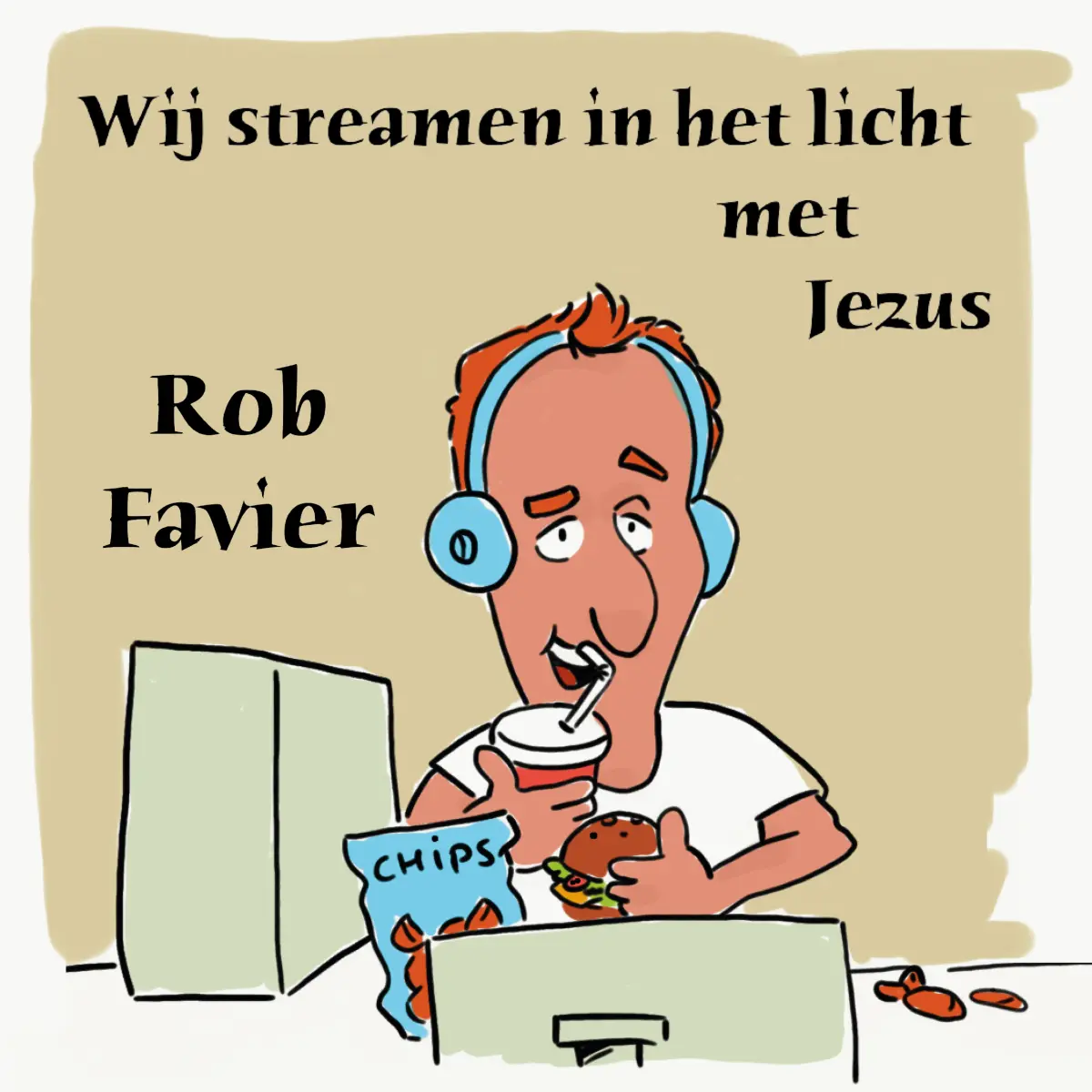 Cover van Wij streamen in het licht met  Jezus - Single