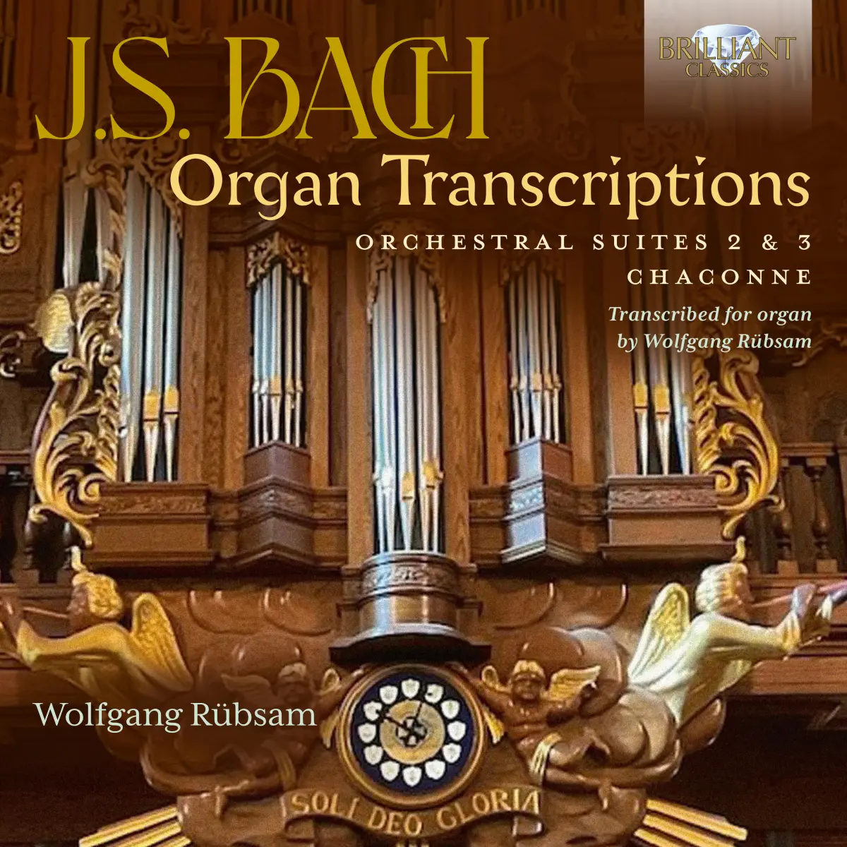 Cover van Orchestral Suite No. 2 in B Minor, BWV 1067: II. Rondeau (Arr. By Wolfgang Rübsam)