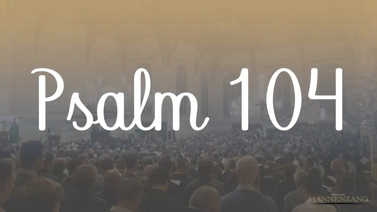 Cover van Psalm 104: 1, 17 - Live