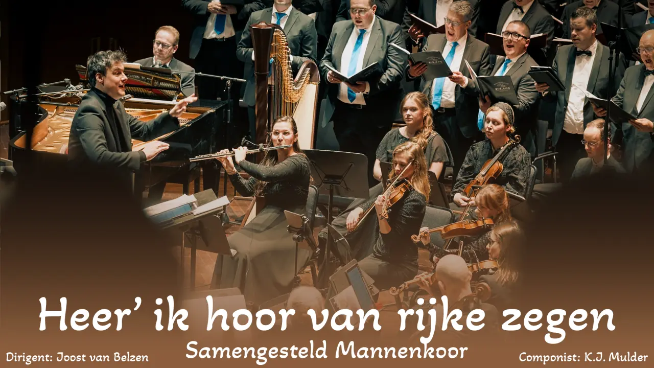 Cover van Heer' ik hoor van rijke zegen